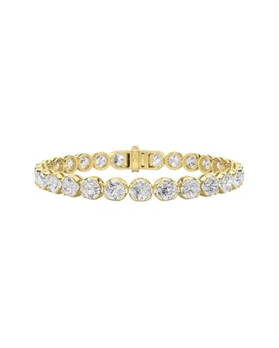 Lab Grown Diamonds 14k 8.00 Ct. Tw. Lab-grown Diamond Bracelet In Gray