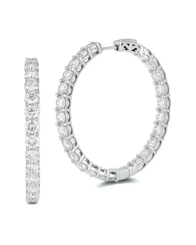 Lab Grown Diamonds 14k 8.01 Ct. Tw. Lab-grown Diamond Earrings In Metallic