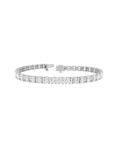 Lab Grown Diamonds 14k 8.06 Ct. Tw. Lab-grown Diamond Tennis Bracelet In Metallic