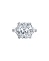 Lab Grown Diamonds 14k 8.20 Ct. Tw. Lab-grown Diamond Ring In Metallic