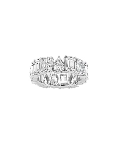 Lab Grown Diamonds 14k 8.25 Ct. Tw. Lab-grown Diamond Eternity Ring In Metallic