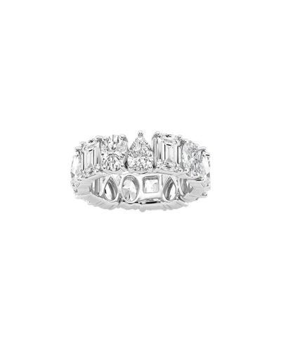 Lab Grown Diamonds 14k 8.25 Ct. Tw. Lab-grown Diamond Eternity Ring In Metallic