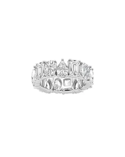 Lab Grown Diamonds 14k 8.25 Ct. Tw. Lab-grown Diamond Eternity Ring In Metallic