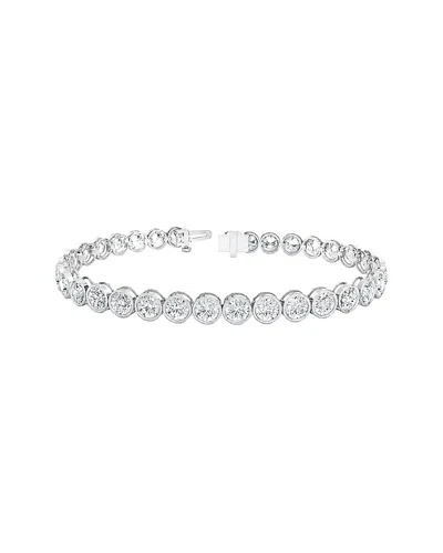 Lab Grown Diamonds 14k 8.40 Ct. Tw. Lab-grown Diamond Tennis Bracelet In Transparent