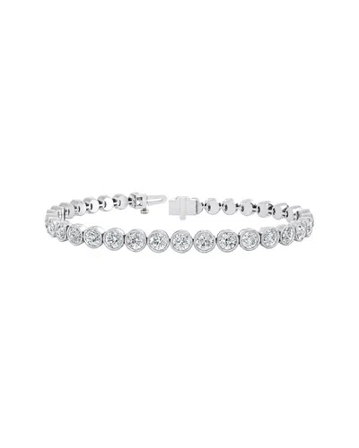 Lab Grown Diamonds 14k 8.50 Ct. Tw. Lab-grown Diamond Tennis Bracelet In Transparent