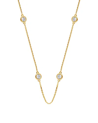 Lab Grown Diamonds 14k Gold 1.00 Ct. Tw. Lab-grown Diamond Station Necklace
