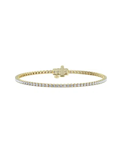 Lab Grown Diamonds 14k Gold 3.00 Ct. Tw. Lab-grown Diamond Tennis Bracelet