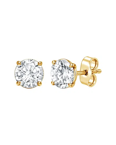 Lab Grown Diamonds 14k Gold 6.00 Ct. Tw. Lab-grown Diamond 4 Prong Stud Earring