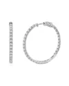 Lab Grown Diamonds 14k Lab-grown Diamond In-out Hoops