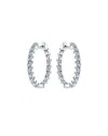 Lab Grown Diamonds 14k Lab-grown Diamond In-out Hoops