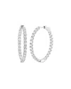 Lab Grown Diamonds 14k Lab-grown Diamond In-out Hoops