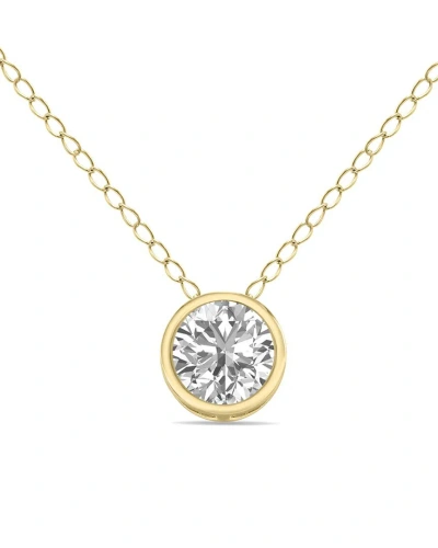 Lab Grown Diamonds 14k Lab Grown Diamond Necklace In Gold