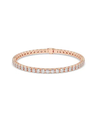 Lab Grown Diamonds 14k Rose Gold 0.00 Ct. Tw. Lab-grown Diamond Bracelet