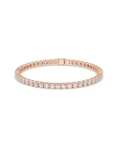 LAB GROWN DIAMONDS 14K ROSE GOLD 8.00 CT. TW. LAB-GROWN DIAMOND BRACELET