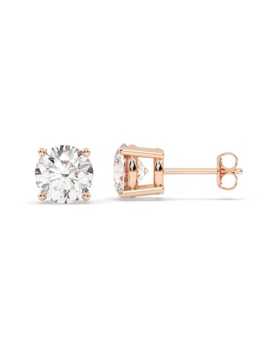 LAB GROWN DIAMONDS 14K ROSE GOLD 4.00 CT. TW. LAB-GROWN DIAMOND EARRINGS