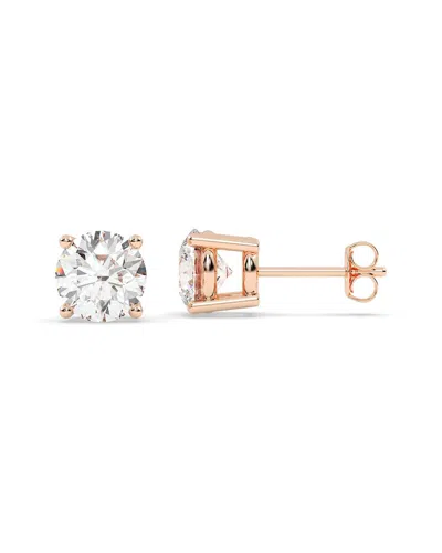 LAB GROWN DIAMONDS 14K ROSE GOLD 6.00 CT. TW. LAB-GROWN DIAMOND EARRINGS