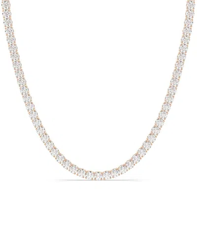 Lab Grown Diamonds 14k Rose Gold 0.00 Ct. Tw. Lab-grown Diamond Necklace