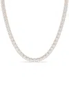 Lab Grown Diamonds 14k Rose Gold 0.00 Ct. Tw. Lab-grown Diamond Necklace In Metallic