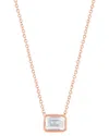 Lab Grown Diamonds 14k Rose Gold 0.50 Ct. Tw. Lab Grown Diamond Pendant