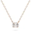Lab Grown Diamonds 14k Rose Gold 0.75 Ct. Tw. Lab-grown Diamond Necklace In Gold
