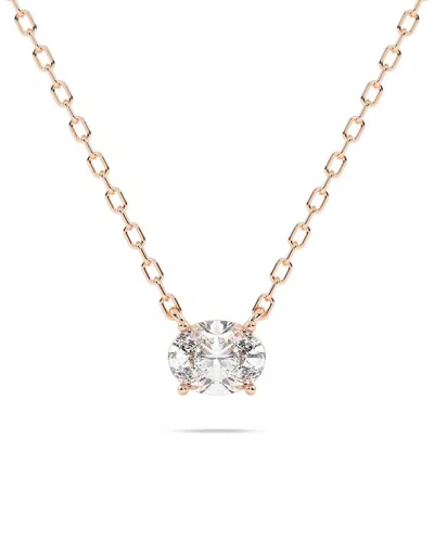 Lab Grown Diamonds 14k Rose Gold 0.75 Ct. Tw. Lab-grown Diamond Necklace