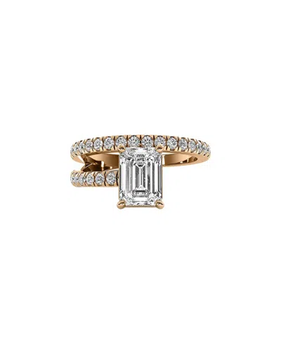 Lab Grown Diamonds 14k Rose Gold 1.00 Ct. Tw. Lab-grown Diamond Ring In Metallic