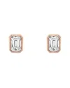 Lab Grown Diamonds 14k Rose Gold 1.00 Ct. Tw. Lab-grown Diamond Studs In Multi