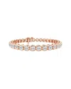 LAB GROWN DIAMONDS 14K ROSE GOLD 10.00 CT. TW. LAB GROWN DIAMOND BRACELET