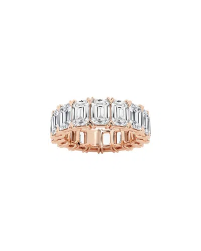 Lab Grown Diamonds 14k Rose Gold 10.00 Ct. Tw. Lab Grown Diamond Eternity Ring