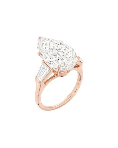 Lab Grown Diamonds 14k Rose Gold 10.00 Ct. Tw. Lab-grown Diamond Ring In Brown