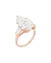 Lab Grown Diamonds 14k Rose Gold 10.00 Ct. Tw. Lab-grown Diamond Ring