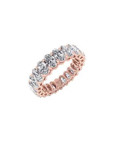Lab Grown Diamonds 14k Rose Gold 10.76 Ct. Tw. Lab-grown Diamond Ring In Pink