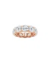 Lab Grown Diamonds 14k Rose Gold 12.00 Ct. Tw. Lab Grown Diamond Eternity Ring