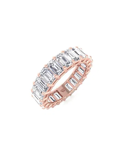 LAB GROWN DIAMONDS LAB GROWN DIAMONDS 14K ROSE GOLD 12.27 CT. TW. LAB-GROWN DIAMOND RING