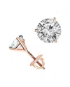 Lab Grown Diamonds 14k Rose Gold 1.50 Ct. Tw. Lab-grown Diamond Earrings