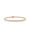 Lab Grown Diamonds 14k Rose Gold 2.00 Ct. Tw. Lab Grown Diamond Bracelet