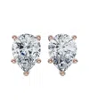 Lab Grown Diamonds 14k Rose Gold 2.00 Ct. Tw. Lab-grown Diamond Earrings