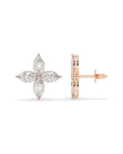 Lab Grown Diamonds 14k Rose Gold 2.00 Ct. Tw. Lab-grown Diamond Earrings