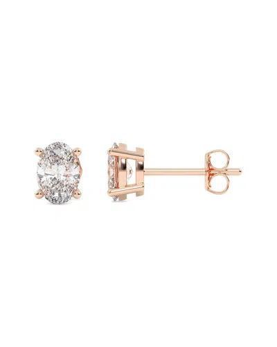 Lab Grown Diamonds 14k Rose Gold 2.00 Ct. Tw. Lab-grown Diamond Earrings