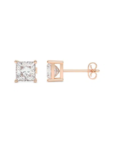 Lab Grown Diamonds 14k Rose Gold 2.00 Ct. Tw. Lab-grown Diamond Earrings