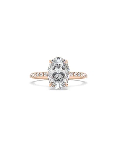 Lab Grown Diamonds 14k Rose Gold 2.00 Ct. Tw. Lab-grown Diamond Ring In White