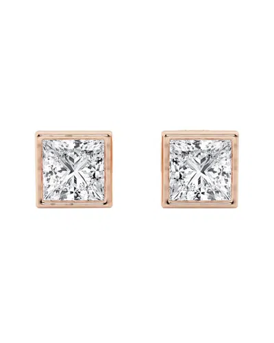 Lab Grown Diamonds 14k Rose Gold 2.00 Ct. Tw. Lab-grown Diamond Studs