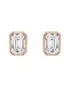Lab Grown Diamonds 14k Rose Gold 2.00 Ct. Tw. Lab-grown Diamond Studs