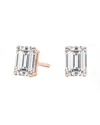 Lab Grown Diamonds 14k Rose Gold 2.00 Ct. Tw. Lab-grown Diamond Studs