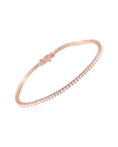 Lab Grown Diamonds 14k Rose Gold 2.05 Ct. Tw. Diamond Bracelet