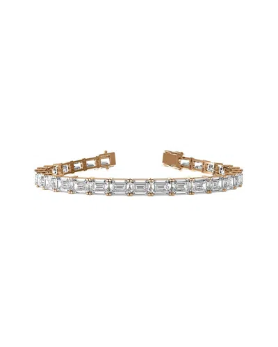 Lab Grown Diamonds 14k Rose Gold 25.00 Ct. Tw. Lab-grown Diamond Bracelet