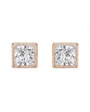 Lab Grown Diamonds 14k Rose Gold 3.00 Ct. Tw. Lab Grown Diamond Earrings