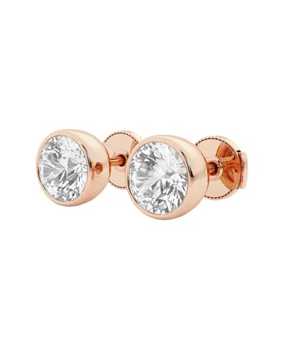 Lab Grown Diamonds 14k Rose Gold 3.00 Ct. Tw. Lab Grown Diamond Earrings