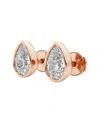 Lab Grown Diamonds 14k Rose Gold 3.00 Ct. Tw. Lab Grown Diamond Earrings