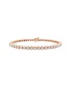 Lab Grown Diamonds 14k Rose Gold 3.00 Ct. Tw. Lab Grown Diamond Bracelet
